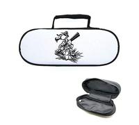 Mygoodprice Sacoche Housse pour Boules de pétanque Chasseur et Oiseau Rond