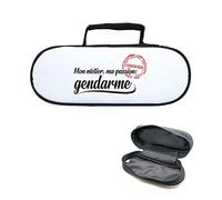 Mygoodprice Sacoche Housse pour Boules de pétanque métier Passion Gendarme