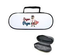 Mygoodprice Sacoche Housse pour Boules de pétanque Super Papa