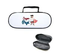 Mygoodprice Sacoche Housse pour Boules de pétanque Super Papi