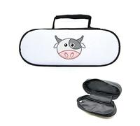 Mygoodprice Sacoche Housse pour Boules de pétanque Vache Cartoon