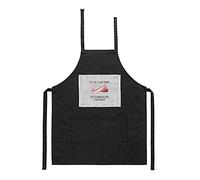 Mygoodprice Tablier noir de cuisine barbecue kaamelott karadoc manque de gras imprimé