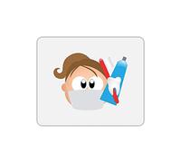Mygoodprice Tapis de Souris Rectangle imprimé Visage Dentiste