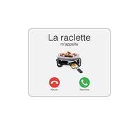 Mygoodprice Tapis de Souris Rectangle la raclette m'appelle