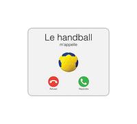 Mygoodprice Tapis de Souris Rectangle Le Handball m'appelle