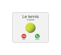 Mygoodprice Tapis de Souris Rectangle Le Tennis m'appelle