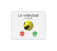 Mygoodprice Tapis de Souris Rectangle Le Volleyball m'appelle