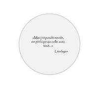 Mygoodprice Tapis de Souris Rond Kaamelott leodagan Merde