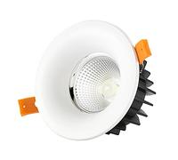 MYGZNDDEV LED Recessed Downlight 10W Spotlights Ceiling Decoration Lights Warm White 3000K 550LM Accent Lamps AC110-110V IP44 Protection for Living Room Bathroom Fittings(Neutral Light)