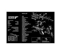 MyHaing Tapis en Caoutchouc Tapis de Souris Long Gunner Gunner Cleaning Pad Parts Illustration Workbench