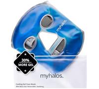 MyHalos® Masque Froid Visage - Masque Yeux Froid et Compresse Chaude Dégonfle Peau et Yeux - Soin Visage Idéal pour Soulager Stress, Migraine, Douleurs, Enflures - Masque Migraine