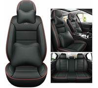 MYHAZCVD Housse Siege Voiture pour Kia Picanto Sorento S Sorento Sorento Xm Sorento 3 Soul S Soul,Universelle Accessoire Facile à Installer Lignes Noires et Rouges