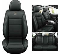MYHAZCVD Housse Siege Voiture pour Skoda Fabia 1 Fabia 2 Fabia 3 Fabia 5J Fabia Mk2 Spaceback RS Sub,Universelle Accessoire Facile à Installer Noir