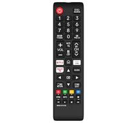 MYHGRC Samsung BN59-01315B Télécommande de rechange pour Smart TV Samsung 4K UHD HDR Crystal QLED UE Series Quantum TV avec boutons de raccourci