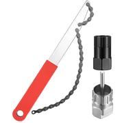 MYHongLe Kit Outil Velo, Outils de Démontage de Cassette de Vélo, Fouet a Chaine Velo, Fouet de Célo, Demonte Roue Libre, Fouet de Chaîne de Vélo pour Outil de Cassette 6, 7, 8, 9, 10, 11 Vitesses
