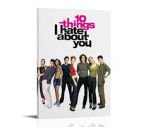 MYHRDF 10 Things I Hate About YouLiving Toile murale imperméable multifonctionnelle résistante aux UV Sans cadre 50 x 75 cm