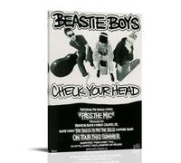 MYHRDF Beastie Boys Check Your HeadLiving Toile murale imperméable multifonctionnelle résistante aux UV Sans cadre 20 x 30 cm