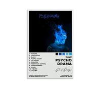 MYHRDF Dave Psychodrame - Toile murale imperméable multifonctionnelle résistante aux UV sans cadre pour salon, maison, bureau, sans cadre, 30 x 45 cm