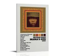 MYHRDF Erykah Badu Mama's Gun- Toile murale imperméable multifonctionnelle résistante aux UV - Sans cadre - 20 x 30 cm