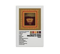 MYHRDF Erykah Badu Mama's Gun- Toile murale imperméable multifonctionnelle résistante aux UV - Sans cadre - Style sans cadre - 60 x 90 cm