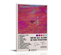 MYHRDF Impression sur toile imperméable multifonction Dave We're All Alone in This TogetherLiving - Sans cadre - 50 x 75 cm