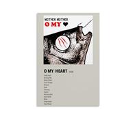 MYHRDF Impression sur toile multifonctionnelle « Mother Mother O My Heart» - Imperméable et multifonctionnelle - Résistante aux UV - Sans cadre - 60 x 90 cm