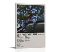 MYHRDF J Cole 2014 Forest Hills DriveArt mural imperméable multifonction sur toile résistante aux UV sans cadre 30 x 45 cm
