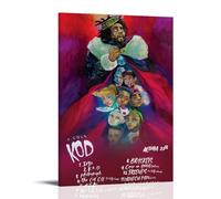 MYHRDF J Cole KodToile murale imperméable multifonctionnelle résistante aux UV sans cadre 30 x 45 cm