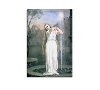 MYHRDF John William Waterhouse Toile murale imperméable multifonctionnelle résistante aux UV sans cadre 40 x 60 cm