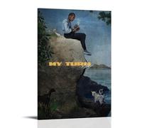 MYHRDF Lil Baby My Turn Toile murale imperméable multifonction résistante aux UV sans cadre 40 x 60 cm