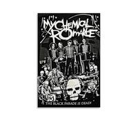 MYHRDF My Chemical Romance The Black ParadeArt mural sur toile imperméable multifonctionnelle résistante aux UV sans cadre 30 x 45 cm