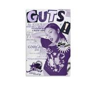 MYHRDF Olivia Rodrigo GutsToile murale imperméable multifonctionnelle résistante aux UV sans cadre 30 x 45 cm