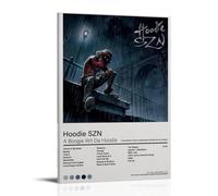 MYHRDF Sweat à capuche Szn A Boogie Wit Da Hoodie Album Salon Art mural imperméable multifonction Toile résistante aux UV Sans cadre 30 x 45 cm