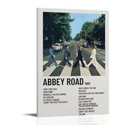 MYHRDF The Beatles Abbey Road Toile murale imperméable multifonctionnelle résistante aux UV sans cadre 40 x 60 cm