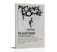 MYHRDF The Black Parade by My Chemical Romance Toile murale imperméable multifonctionnelle résistante aux UV Sans cadre 20 x 30 cm