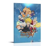 MYHRDF The Seven Deadly Sins- Toile murale imperméable multifonctionnelle résistante aux UV - Sans cadre - 20 x 30 cm