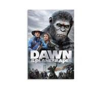 MYHRDF Toile murale imperméable multifonctionnelle résistante aux UV sans cadre Motif planète des singes 40 x 60 cm