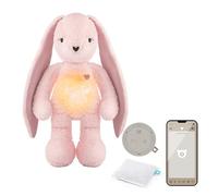 myHummy Bunny Rose Duo d'aide au sommeil avec application - Capteur de sommeil et veilleuse
