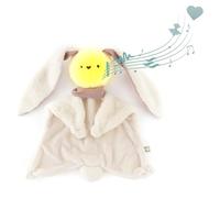 MyHummy Doudou Lapin 5en1 avec lumière écru-Rouge