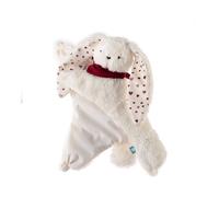 myHummy Doudou Lapin écru - Doudou lesté pour bébé de 3 à 6 kg avec coussin chauffant en triticale et lavande - Apaise Moro-Reflex