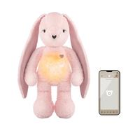 myHummy Doudou lapin rose avec application - Bruit blanc et mélodies