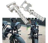 MYIADV Motorcycle Foot Pegs Folding Footrest Aluminum Alloy Footrests Highway Front Folding Clamps For BMW R1200GS R1250GS R1300GS For YAMAHA TENERE700 Honda Suzuki Kawasaki