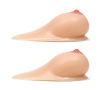 MYIESAXL 600-1600 G/Paire Formes Mammaires en Silicone Forme De Goutte d'eau Faux Seins pour Seins Prothétiques pour Hommes Et Femmes Travestis Mastectomie Prothèse Transgenre Cosplay