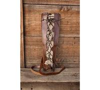MYIESAXL Carquois de Flèche en Cuir Médiéval, Support D'Épaule Arrière pour Arc Classique Composé, Tir À l'arc de Chasse, Carquois de Flèche Réglable