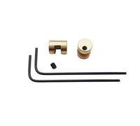 MYIW Goujon de pouce Goujon de pouce + clé hexagonale 0.35 "x 0.28", barre de pouce Bouton-poussoir Lot de 2 ensembles (laiton)