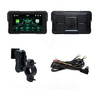 MYJDML Écran CarPlay Moto pour Yamaha Tenere 700 Tenere 700 World Raid, 5 Pouces Portable Écran Tactile HD Tactile Étanche IP67, Prend en Bluetooth Trans,A-No Tire Pressure