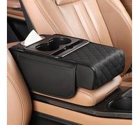 MYJDML Housse D'accoudoir de Voiture pour Mitsubishi Delica Grandis Town Box, Coussin de Console Centrale Multifonction, Coussin D'accoudoirs De Voiture en Cuir,B