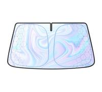 MYJDML Pare-Soleil Pare-Brise Avant pour VW Caravelle T7 2024+, Réflecteur Pliable Anti-Chaleur avec Protection UV pour l'Habitacle de Voiture,B-L