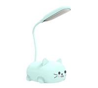 MYJIO Bureau pour, Veilleuse Chat, Protection des Yeux d'apprentissage d'étudiant Rechargeable par USB, Lecture Dessins animés, Petite Bureau pour Le Bureau KOT-FR
