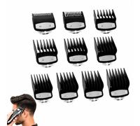 MYKELMINO 10 Pièces Peignes de guidage de tondeuse à cheveux,Tondeuse à Cheveux Limite Peignes pour Sabot Cheveux,Guide ensemble peigne Compatible,Accessoires tondeuse à cheveux,Hair clipper guard